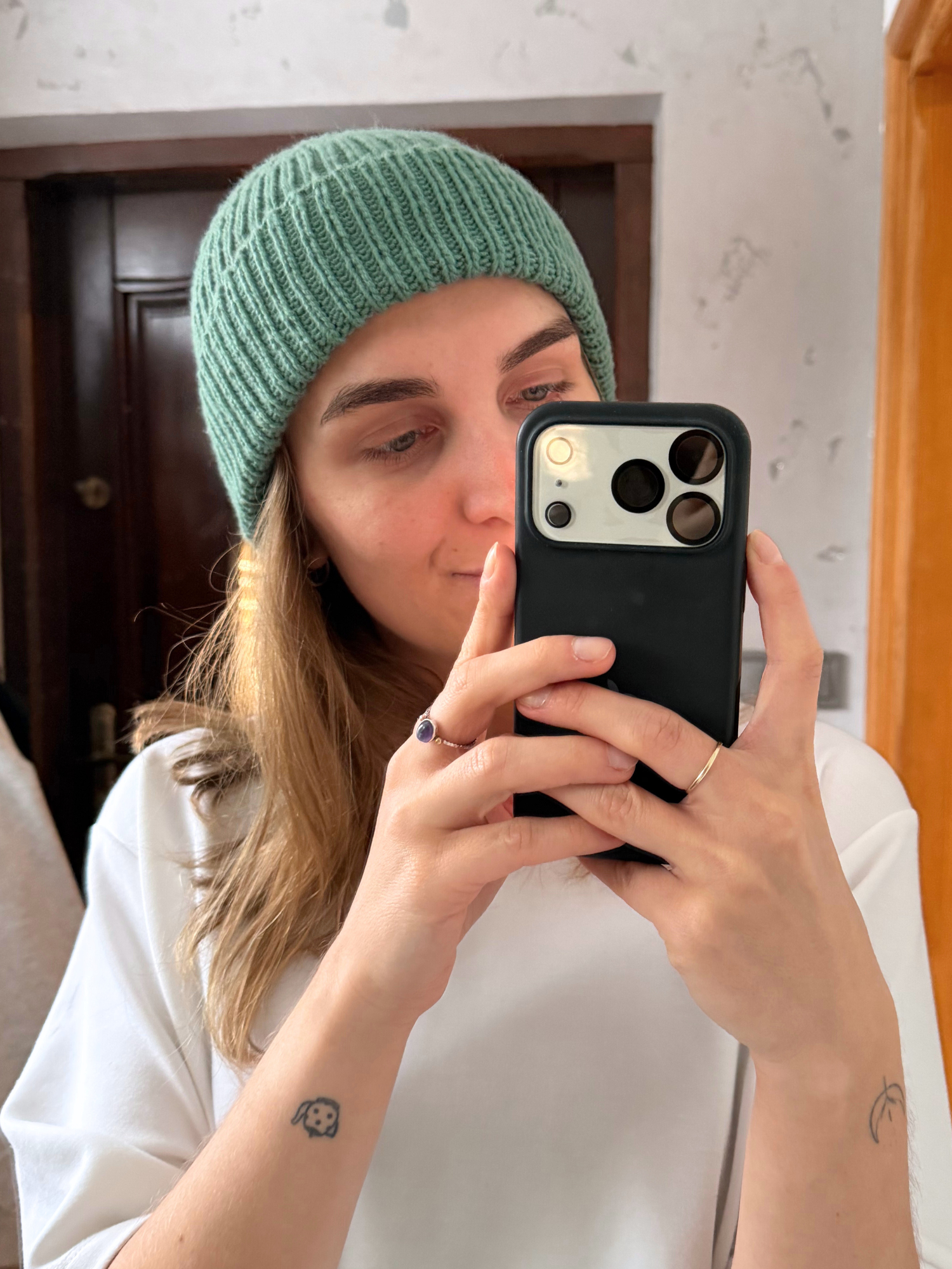 Klasyczna czapka beanie MERINO - obrazek 5