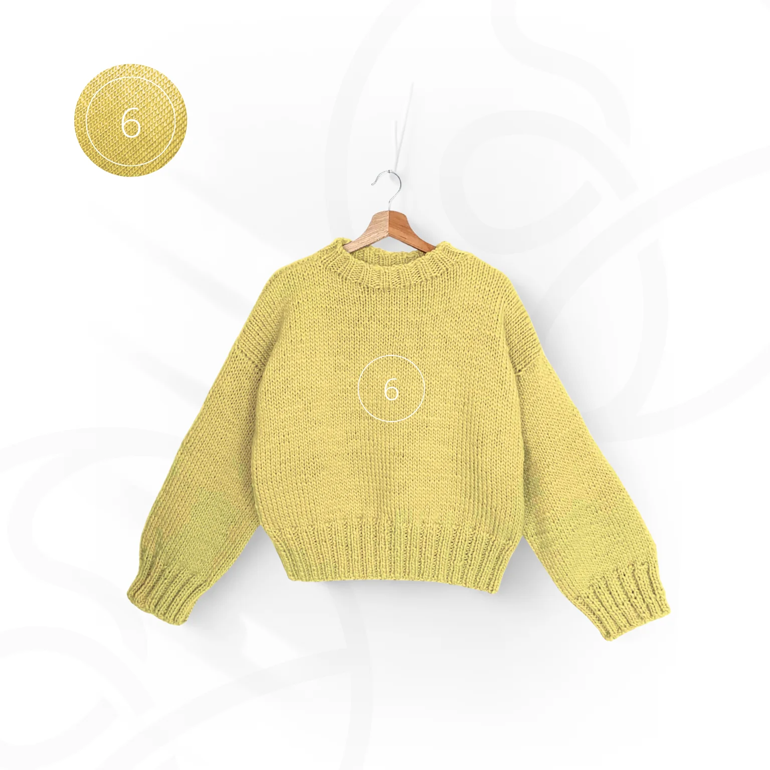 CHUNKY Gruby sweter wełniany z półgolfem
