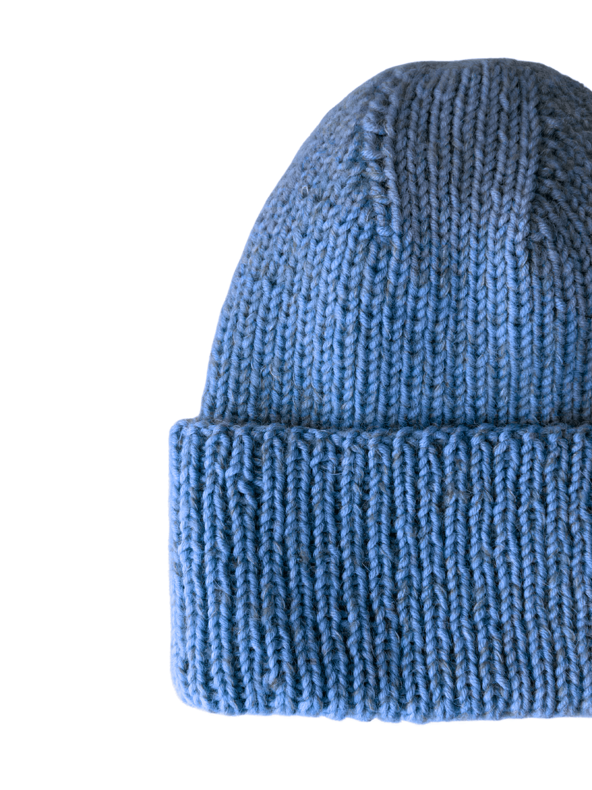 Wełniana czapka beanie moher z merino unisex