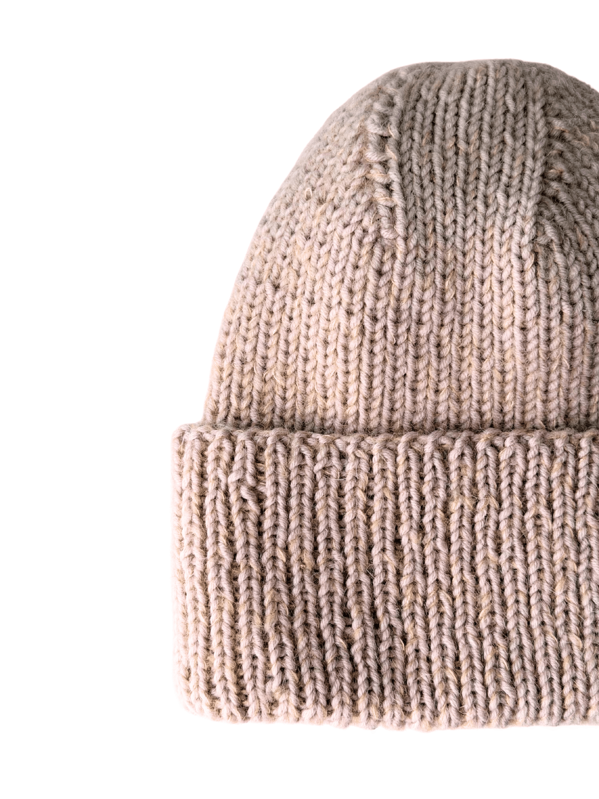 Wełniana czapka beanie moher z merino unisex