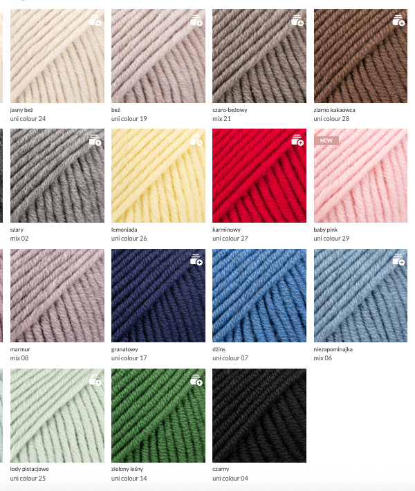Komplet czapka i szalik merino 100% wełniany zestaw od GAGA Knitwear
